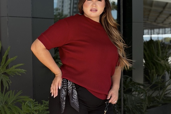 Blusa Modal + Bermuda em Alfaiataria