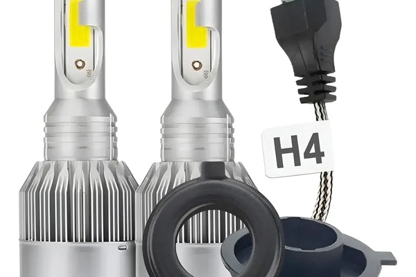 Par Super Led Farol Foco Simples Alto + Baixo 6500k 20000 Lm