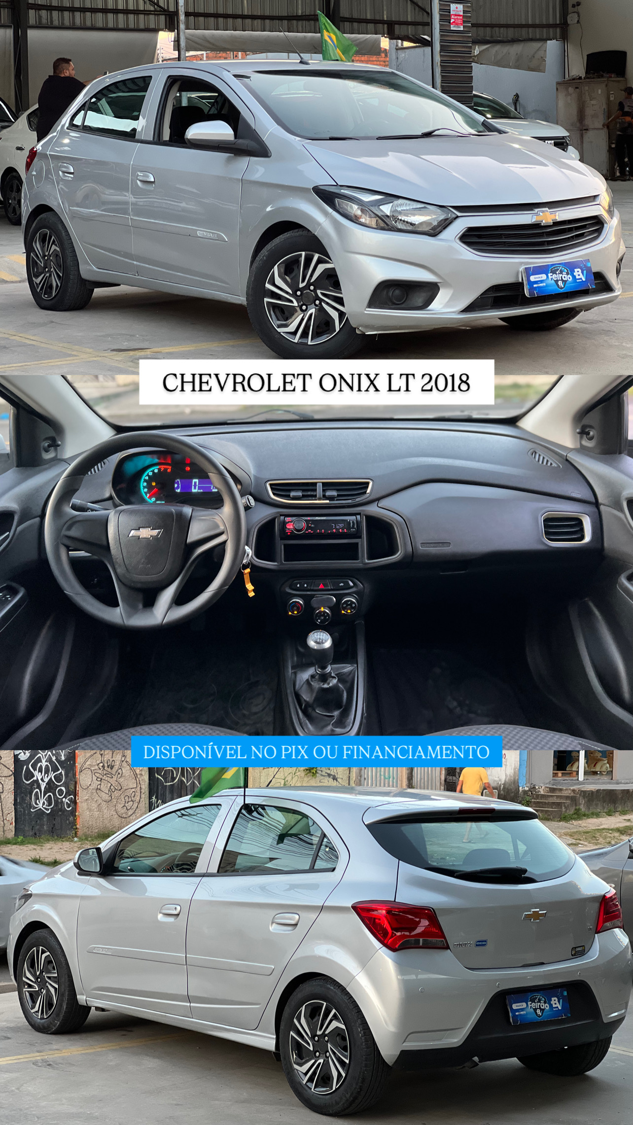 ⚠️CHEVROLET ONIX LT 2018