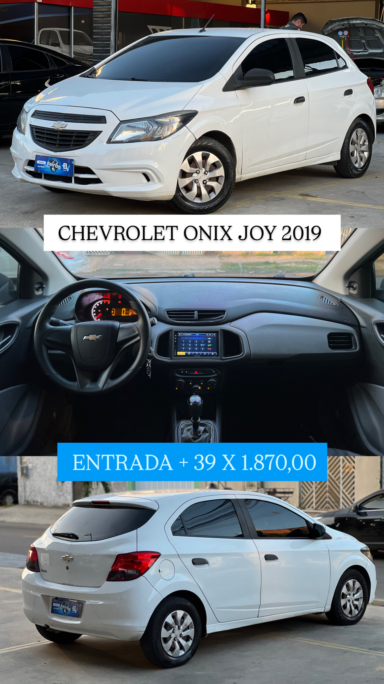 ⚠️CHEVROLET ONIX JOY 1.0 2019