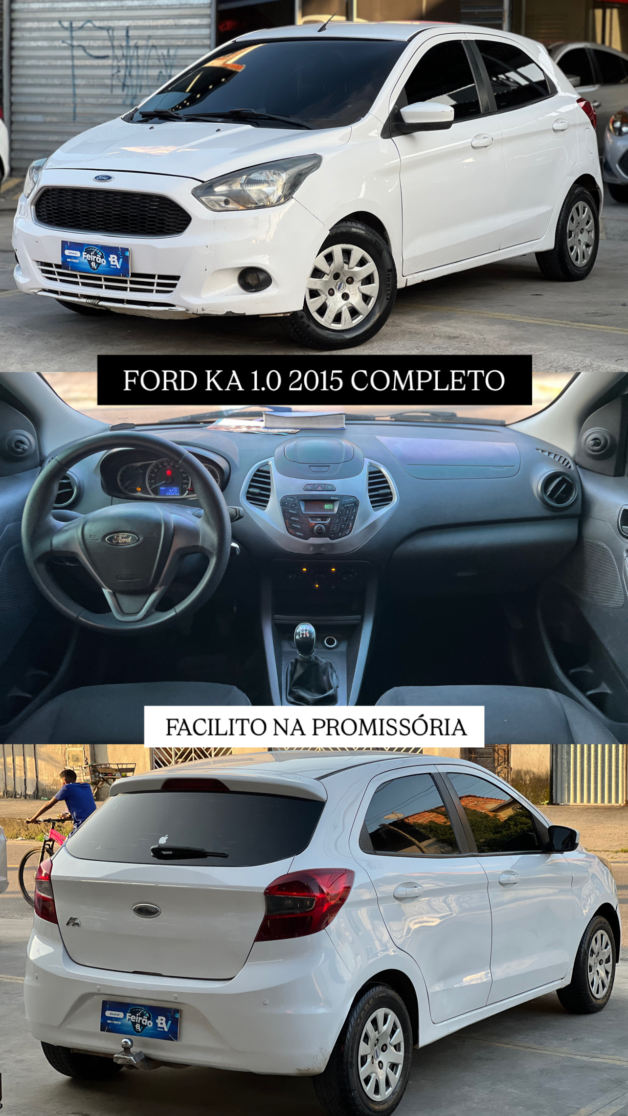 ⚠️FORD KA 1.0 2015 COMPLETO