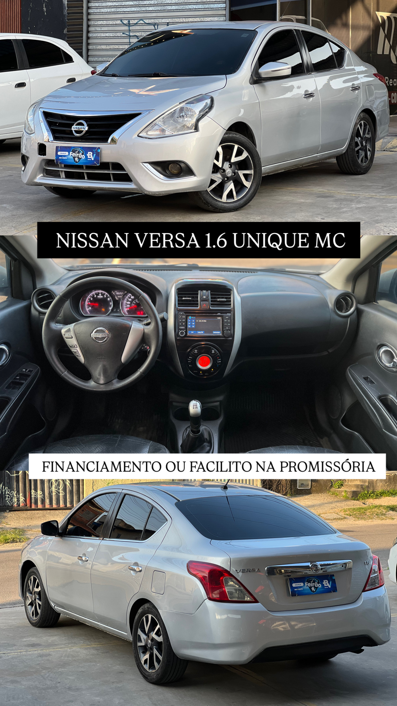 ⚠️NISSAN VERSA 1.6 UNIQUE MC
