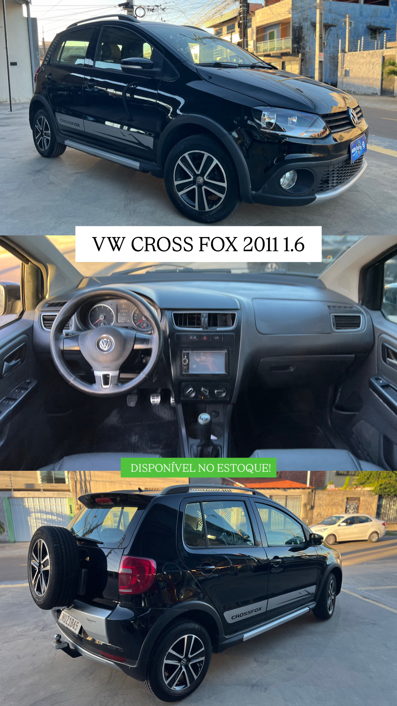 ⚠️VW CROSS FOX 1.6 2011